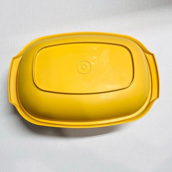 Vintage Tupperware Steamer In Harvest Gold  6 Cup - Picture 2 of 5